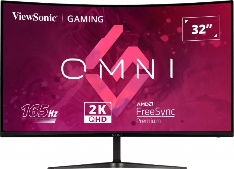 31.5” Monitor Gaming VIEWSONIC VX3218C-2K / 2K / Curved / 1ms / 165Hz / Black photo 1