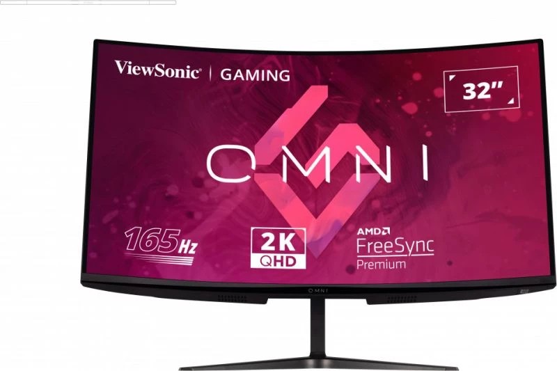31.5” Monitor Gaming VIEWSONIC VX3218C-2K / 2K / Curved / 1ms / 165Hz / Black photo 2