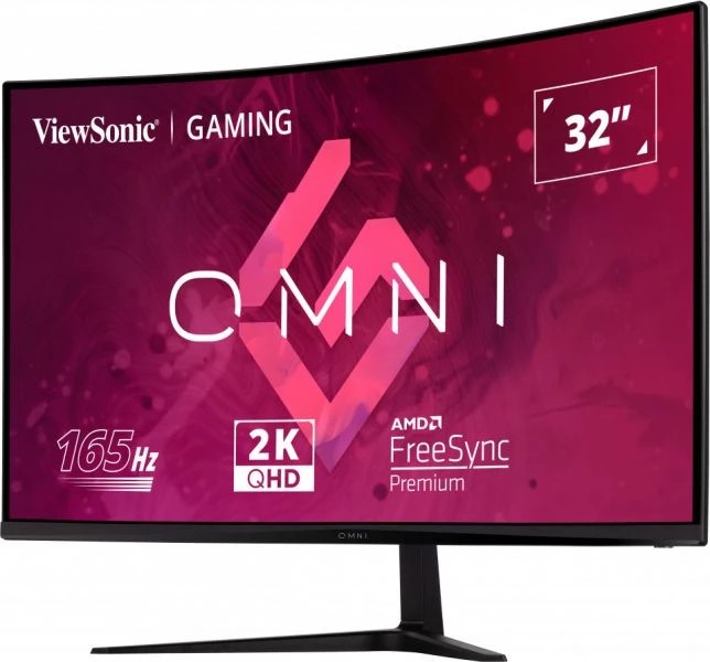 31.5” Monitor Gaming VIEWSONIC VX3218C-2K / 2K / Curved / 1ms / 165Hz / Black photo 4