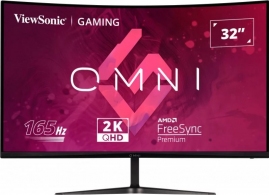 31.5” Monitor Gaming VIEWSONIC VX3218C-2K / 2K / Curved / 1ms / 165Hz / Black thumbnav 1