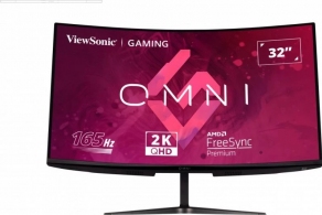 31.5” Monitor Gaming VIEWSONIC VX3218C-2K / 2K / Curved / 1ms / 165Hz / Black thumbnav 2
