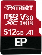 Карта памяти microSD Patriot EP Series V30/ 90Mbps/ 512GB + SD adapter thumbnav 1