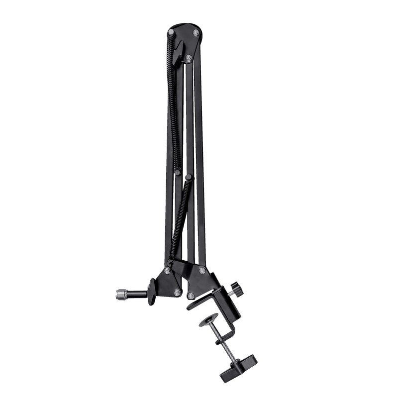 Регулируемая подставка для микрофона Trust Gaming GXT 253 Emita / shock mount table arm clamp, USB, Height 417mm, black photo 3