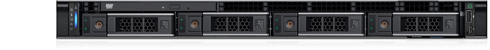 Dell PowerEdge R250 1U Rack, Intel Xeon E-2314 (2.8GHz, 8M, 4C/4T, 65W), 1x16GB UDIMM DDR4 RAM, 2TB HDD SATA,  (Chassis 4x3.5” Hot-Plug HDD), PERC 355,  iDRAC9 Basic, On-Board LOM Broadcom 5720 Dual Port 1Gb, TPM 2.0 V3, Single Hot-Plug 700W PSU Titanium, photo 4
