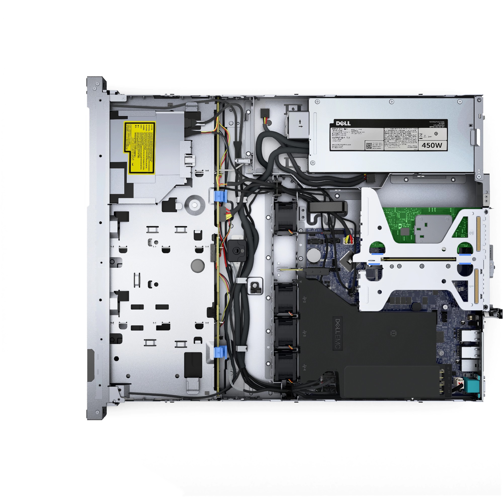 Dell PowerEdge R250 1U Rack, Intel Xeon E-2314 (2.8GHz, 8M, 4C/4T, 65W), 1x16GB UDIMM DDR4 RAM, 2TB HDD SATA,  (Chassis 4x3.5” Hot-Plug HDD), PERC 355,  iDRAC9 Basic, On-Board LOM Broadcom 5720 Dual Port 1Gb, TPM 2.0 V3, Single Hot-Plug 700W PSU Titanium, photo 5