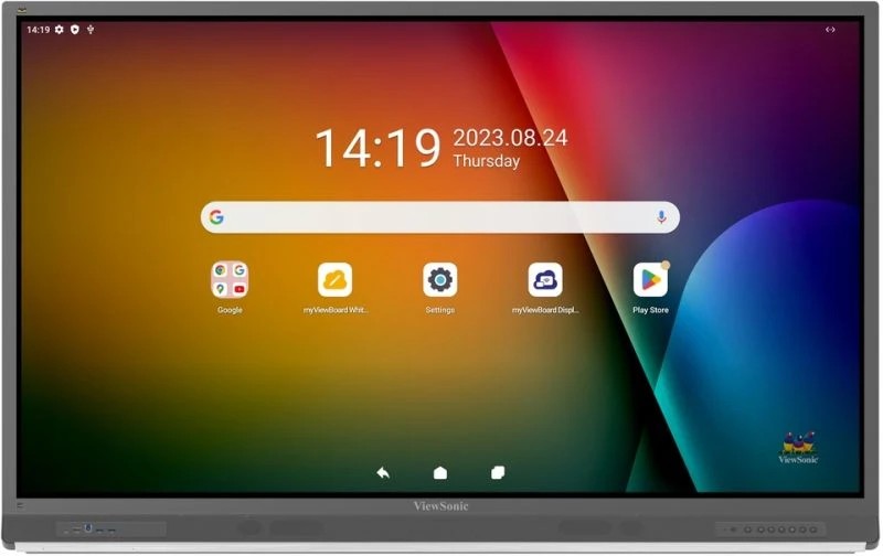 75” Интерактивный дисплей ViewSonic IFP7552-2F / 4K / 8G RAM / 64GB Storage / Black photo 1