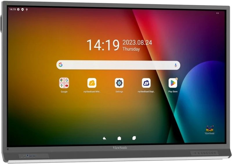 75” Интерактивный дисплей ViewSonic IFP7552-2F / 4K / 8G RAM / 64GB Storage / Black photo 2