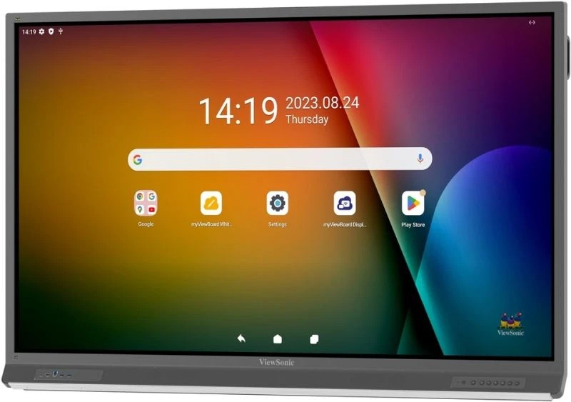 75” Интерактивный дисплей ViewSonic IFP7552-2F / 4K / 8G RAM / 64GB Storage / Black photo 3