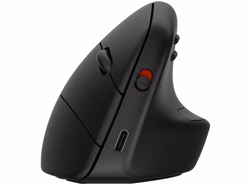 Эргономичная вертикальная беспроводная мышь HP 925/ 4000dpi/ Black