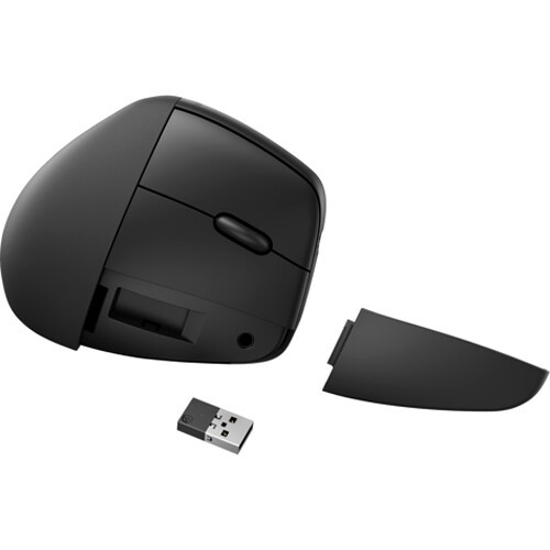 Эргономичная вертикальная беспроводная мышь HP 925/ 4000dpi/ Black photo 7