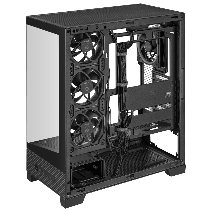 Carcasa ASUS A31 PLUS TG ARGB/ w/oPSU / 4x120mm ARGB fans/ ATX / Black photo 8