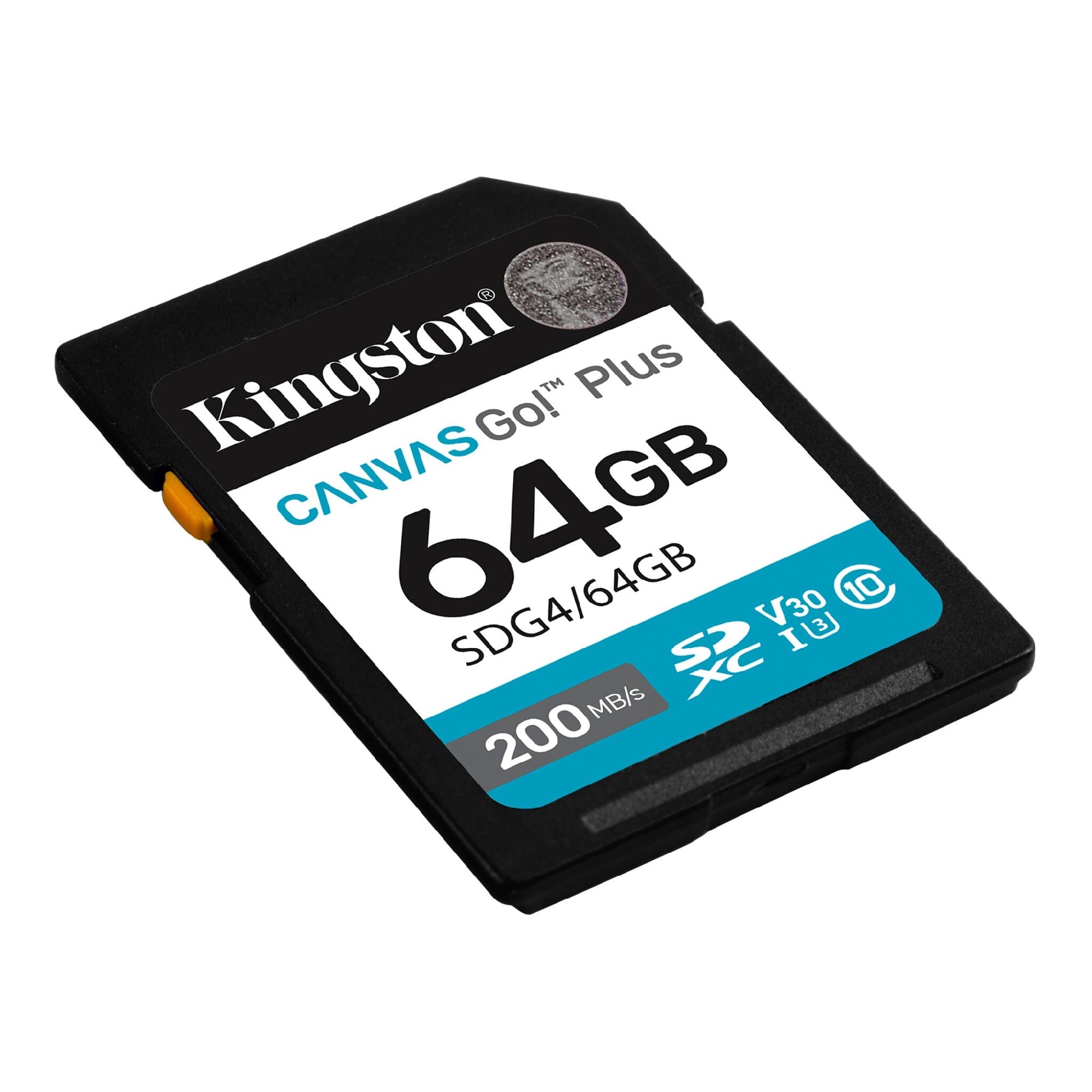 Карта памяти SD 64GB Kingston Canvas Go! Plus G4, 200/160MB/s photo 3