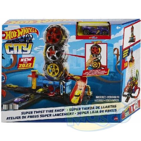 Hot Wheels HDP02 City Super Twist Tire Shop photo 1