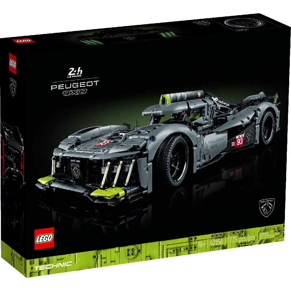 Lego Technic 42156 Гибридный гиперкар PEUGEOT 9X8 24H Le Mans photo 1