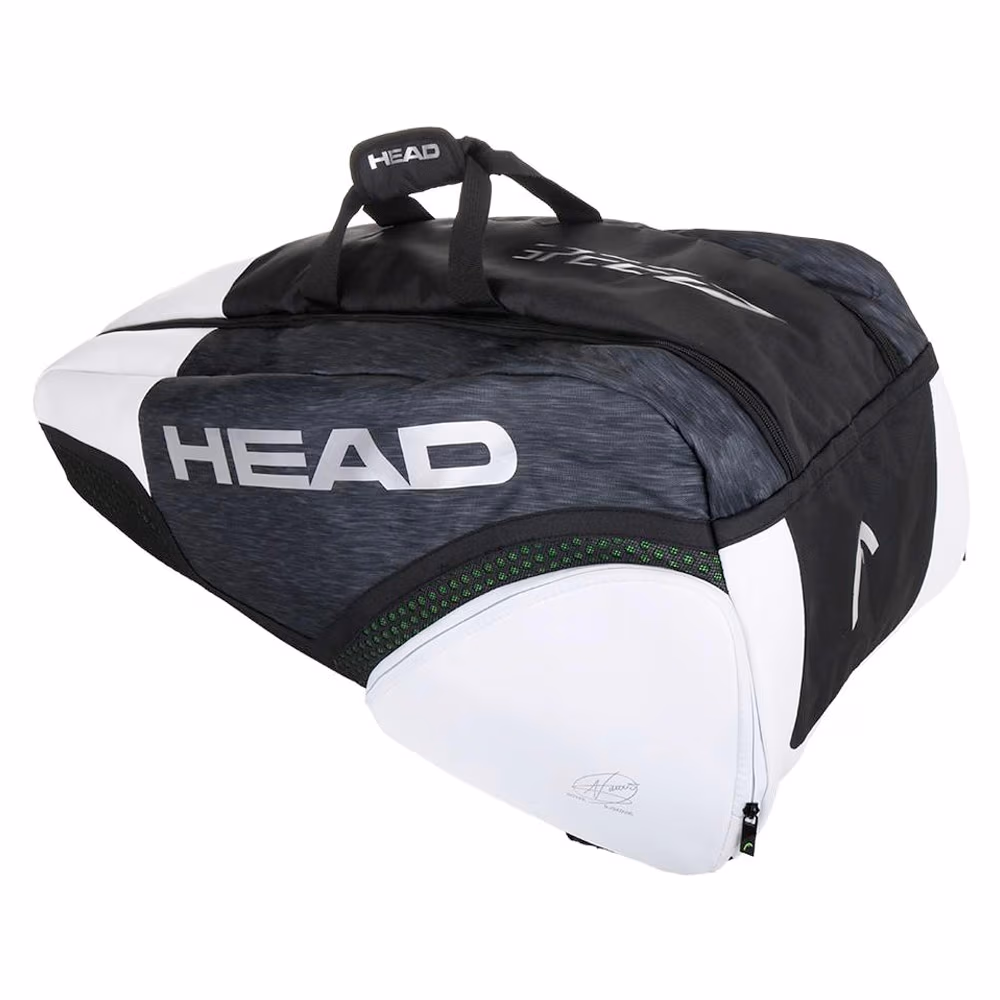 Сумка спортивная HEAD DJOKO 9RSUPERCOMB18 BKWH 