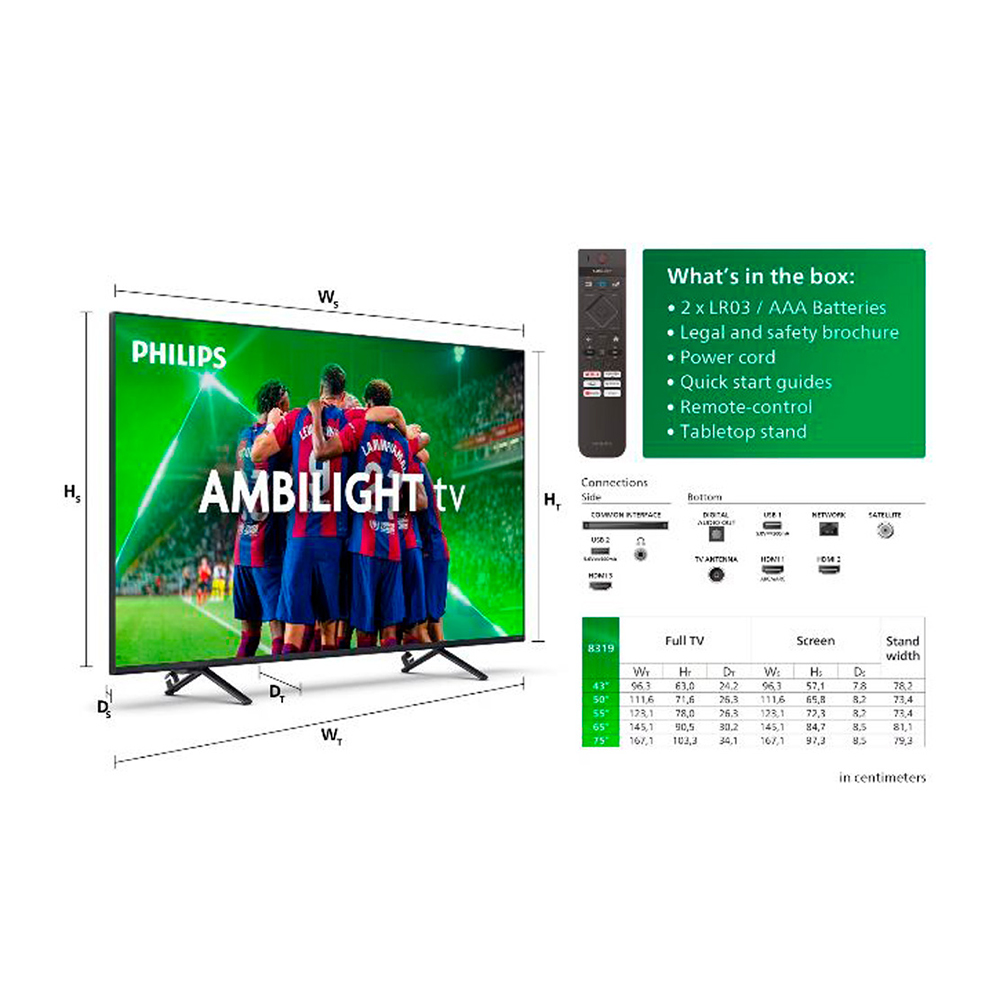 Televizor Philips 50PUS8319 / 50" / Direct LED / UHD 4K photo 7