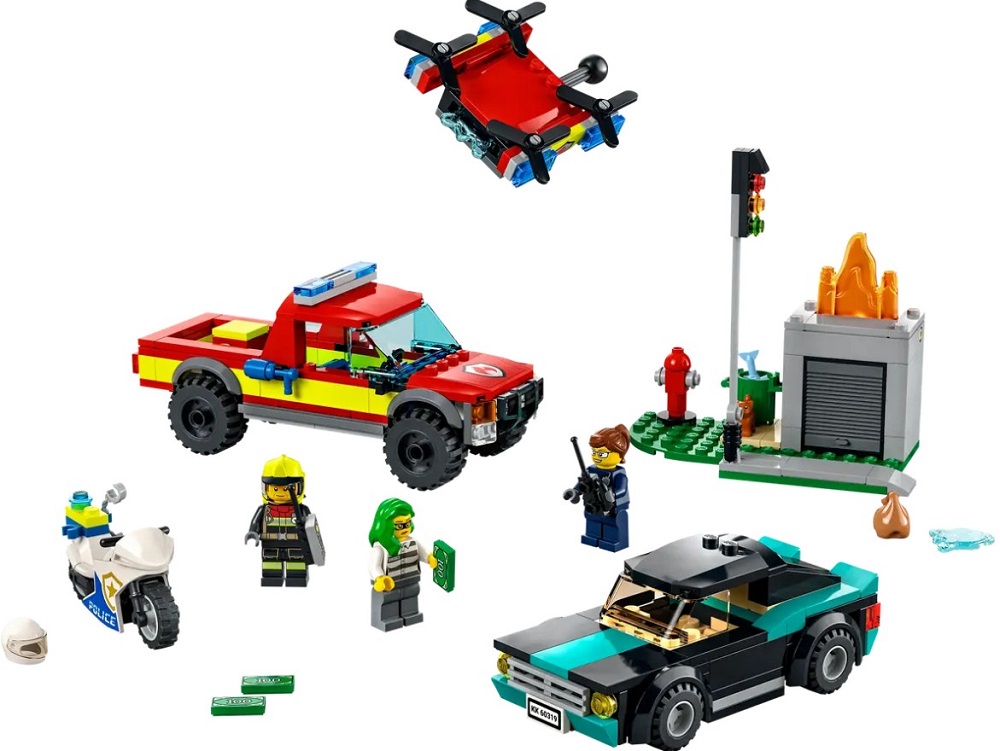 Конструктор Lego City Fire Rescue & Police Chase 60319   от 5+ лет photo 2