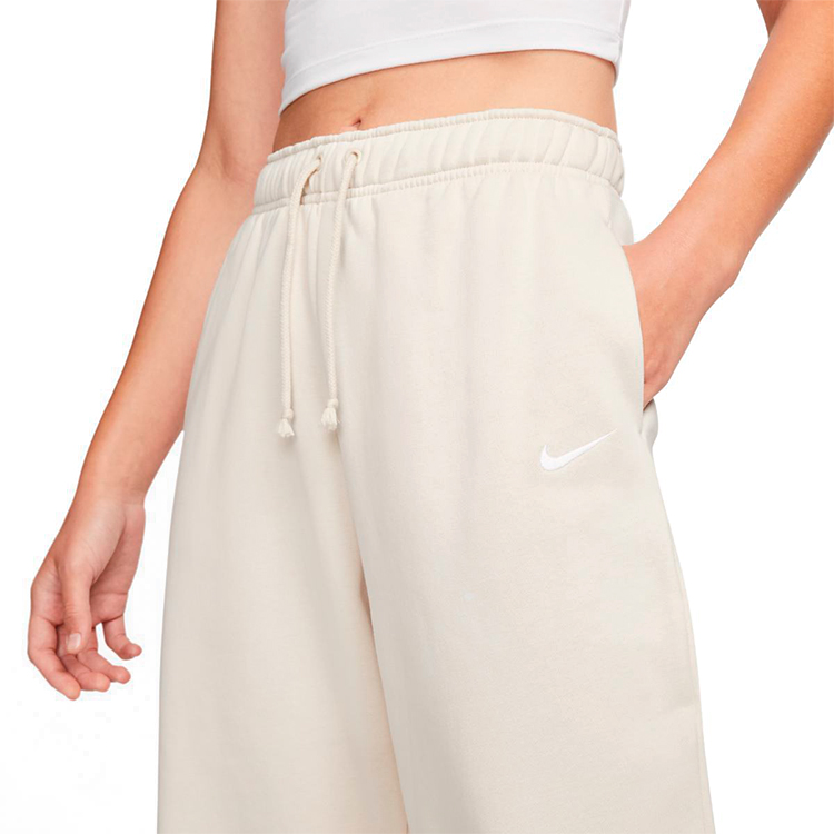 Pantaloni Nike W NSW ESSNTL CLCTN FLC CRV PNT L Bej Femei photo 2