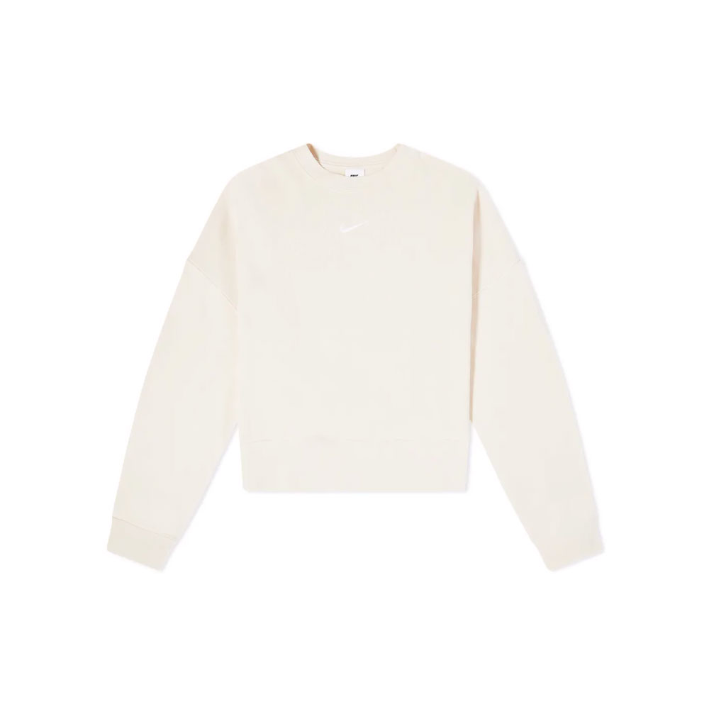 Hanorac Nike W NSW ESSNTL CLCTN FLC OS CRW XL Bej Femei photo 1