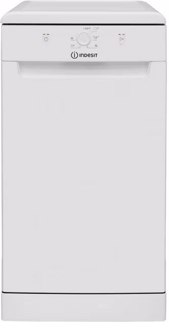 Masina de spalat vase Indesit DSFE 1B19, 6 programe, 45 cm, A+, Alb