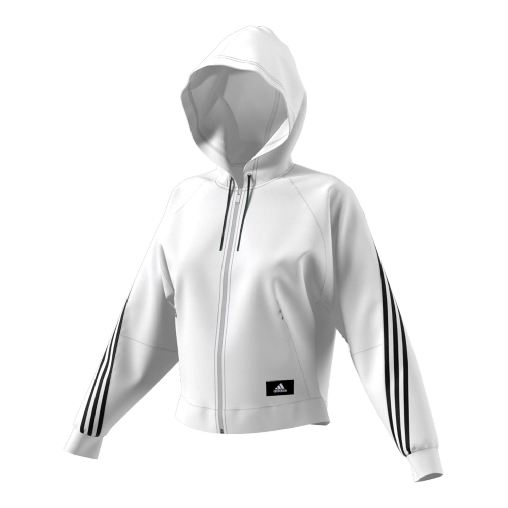 Hanorac Adidas W FI 3S FZ HD S Alb Femei photo 1 Hanorac Adidas W FI 3S FZ HD S Alb Femei photo 1