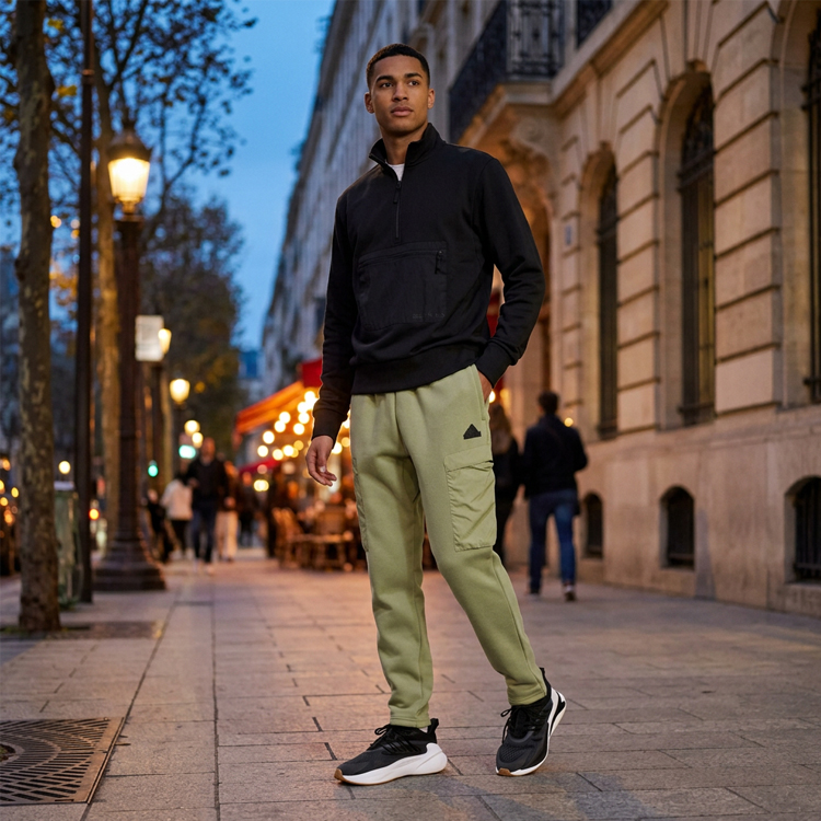 Брюки Adidas M CE FL PT S Зеленый Мужской photo 7