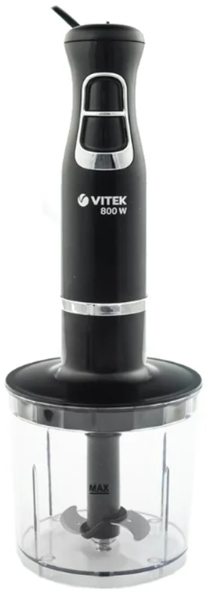 Блендер Погружной Vitek VT-3419 Черный / 2 скоростей / 700 мл photo 4