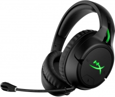 Wireless headset  HyperX CloudX Flight for Xbox One/PC, Black, Frequency response: 100Hz–10,000 Hz, Battery life up to 30h, USB 2.4GHz Wireless Connection, Up to 20 meters, Intuitive earcup controls (audio, mic, chat) thumbnav 1