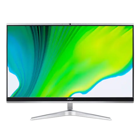 All-in-One PC - 23.8" ACER Aspire C24-1650 FHD IPS, Intel® Core® i3-1115G4, 1x8GB DDR4 RAM, 256G M.2 PCIe SSD, Intel® Iris Xe Graphics, NO ODD, CR, HD cam, WiFi AX201+BT 5.0, LAN, 65W PSU, USB KB/MS, Endless OS, Iron Gray. photo 1
