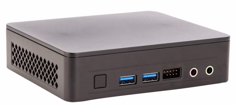 Mini PC (Barebone) Intel® NUC Kit NUC11ATKC2 (Intel® Celeron N4505 2C/2T, 2.0-2.9GHz, 2x SO-DIMM DDR4-2933(max 32GB), 1xM.2 SSD, Intel® HD Graphics, 1xHDMI, 1xDP, 1xStereo 1xMic Jack, SD CardReader, 2xUSB 3.2 Gen2, 2xUSB 3.2, 1xGbE LAN, WiFi AC /BT5.0, IR 