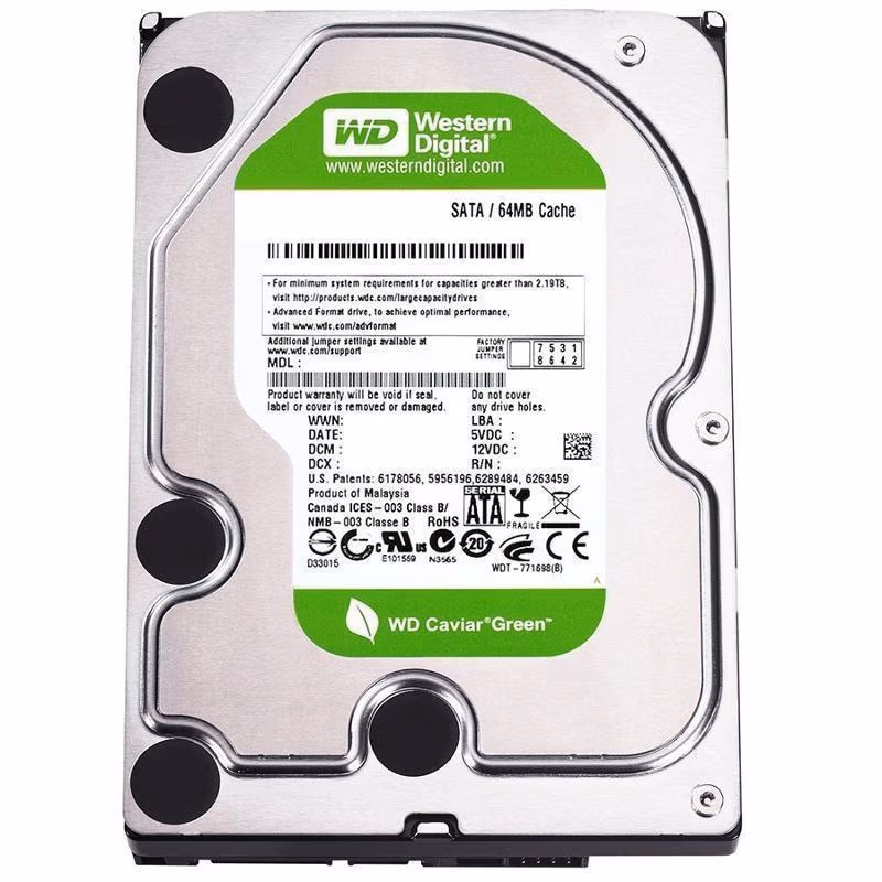 3.5" HDD 4.0TB Western Digital WD40EURX AV-GP™, IntelliPower, 5400 rpm, 64Mb, SATAIII, FR 