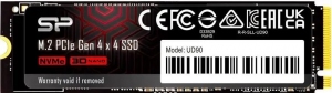 M.2 NVMe SSD 1.0TB Silicon Power UD90, Interface: PCIe4.0 x4 / NVMe1.4, M2 Type 2280 form factor, Sequential Reads 5000 MB/s / Writes 4800 MB/s, Random R/W: 570/600K IOPS, MTBF 1.5mln, HMB, SLC Cache, E2E Data Protection, LDPC, Phison E21T, 600TBW, 3D NAN thumbnav 1