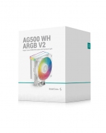 Sisteme de racire DEEPCOOL AG500 WH ARGB V2/ Universal / 240W / 300~1850rpm, <29.4 dB(A) / 67.88 CFM / White thumbnav 6