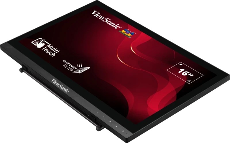 15.6” Портативный сенсорный монитор VIEWSONIC TD1630-3 / HD/ 5ms / Black photo 4