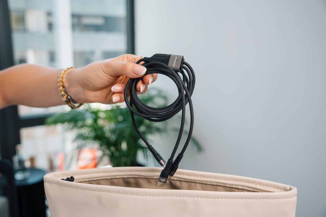 Cablu USB-C to Dual USB-C Verbatim Sync & Charge 100W / 1.5 m photo 4