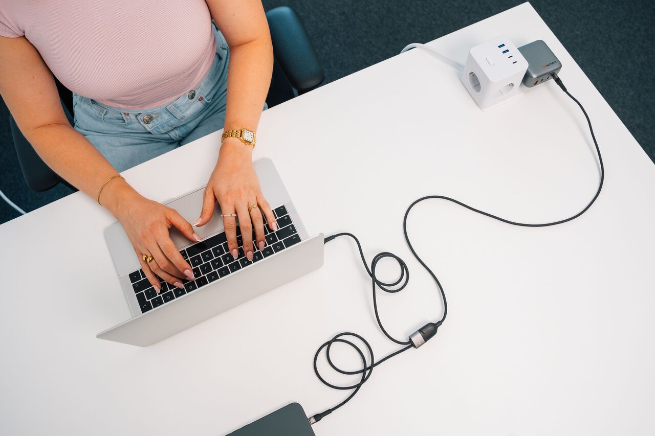 Cablu USB-C to Dual USB-C Verbatim Sync & Charge 100W / 1.5 m photo 5