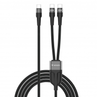 Cablu USB-C to Dual USB-C Verbatim Sync & Charge 100W / 1.5 m thumbnav 1