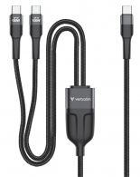 Cablu USB-C to Dual USB-C Verbatim Sync & Charge 100W / 1.5 m thumbnav 2