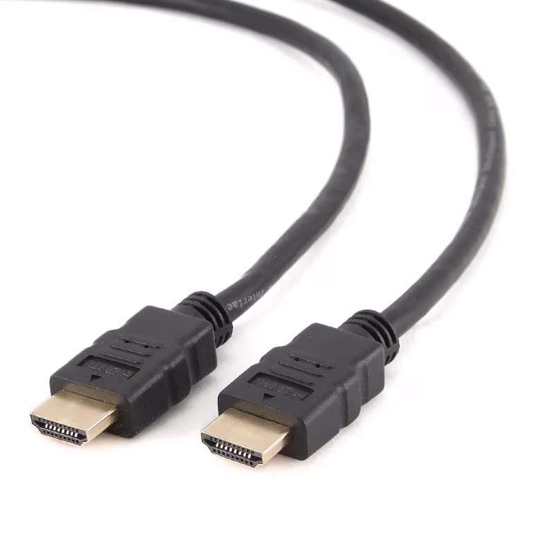 Cable HDMI  - 1m - Cablexpert CC-HDMI4-1M, 1 m, HDMI v.1.4, male-male, cable with gold-plated connectors, bulk package, Black 