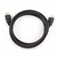 Cable HDMI  - 1m - Cablexpert CC-HDMI4-1M, 1 m, HDMI v.1.4, male-male, cable with gold-plated connectors, bulk package, Black thumbnav 2
