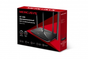 Wi-Fi роутер MERCUSYS AC12G / AC1200 Dual Band / Wi-Fi5 / Gigabit / 1WAN+3LAN / 4 external antennas thumbnav 3