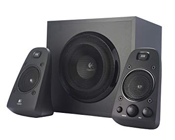 Logitech Z623 Speaker System 2.1 (RMS 200W, 130W subwoofer, 2x35W), THX Certified, Black photo 1 Logitech Z623 Speaker System 2.1 (RMS 200W, 130W subwoofer, 2x35W), THX Certified, Black photo 1