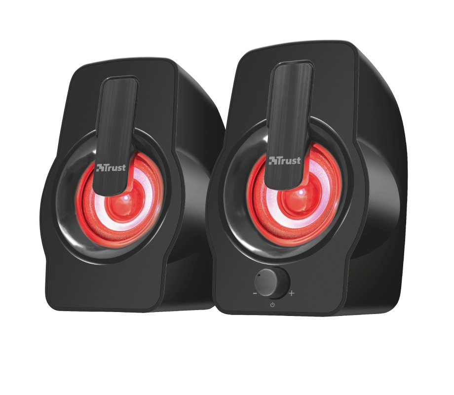 Колонки 2.0 Trust Gemi RGB Black / 12W / 3,5 AUX / USB power photo 2