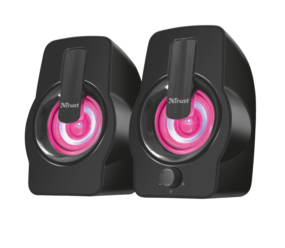 Колонки 2.0 Trust Gemi RGB Black / 12W / 3,5 AUX / USB power photo 3