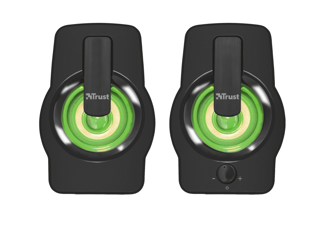Колонки 2.0 Trust Gemi RGB Black / 12W / 3,5 AUX / USB power photo 4