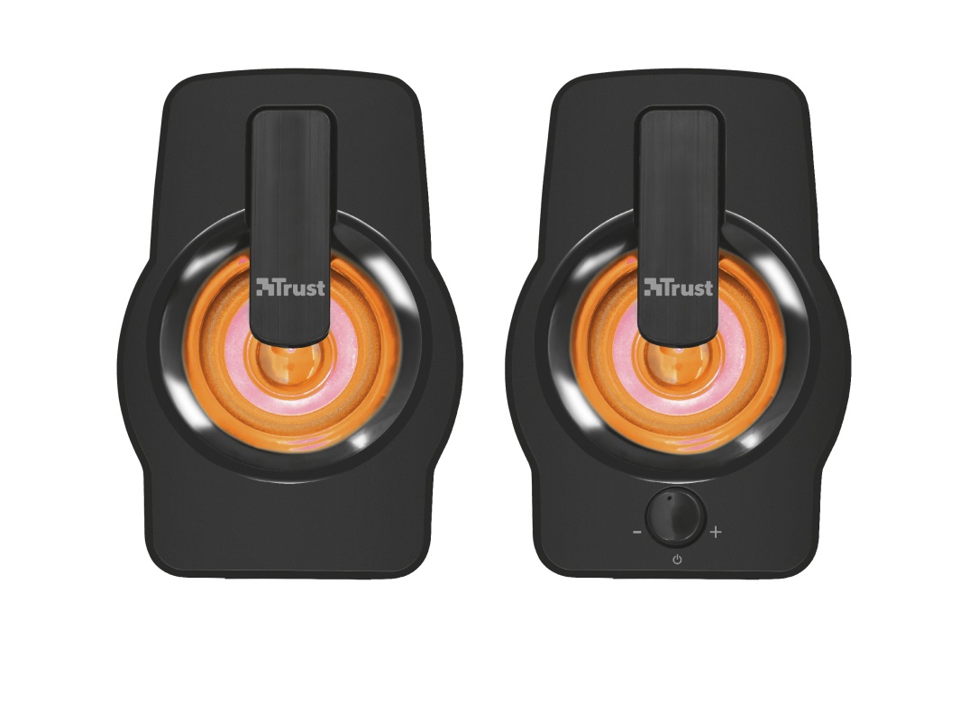 Колонки 2.0 Trust Gemi RGB Black / 12W / 3,5 AUX / USB power photo 5