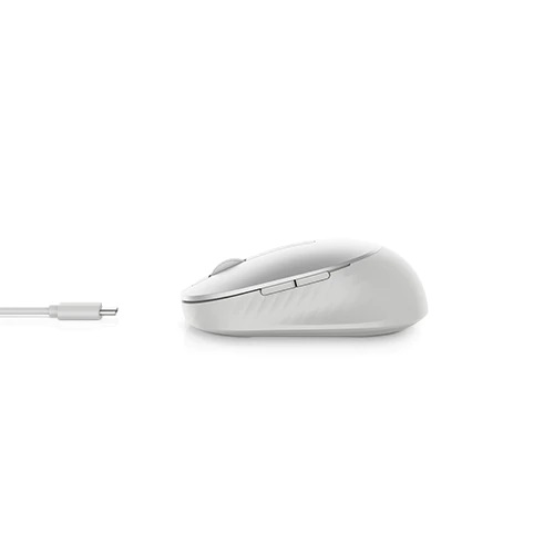 Dell Premier Rechargeable Wireless Mouse MS7421W -  Platinum silver, Wireless 2.4 GHz, Bluetooth 5.0, 1600 dpi, Programmable buttons, Programmable Scroll wheel , USB-C charging port,  3-Year Advanced Exchange Service. photo 4