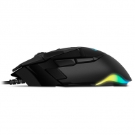 SVEN RX-G975 Gaming, Optical Mouse, 200-10000 dpi, 9+1 buttons (scroll wheel),  DPI switching modes, Two navigation buttons (Forward and Back), RGB backlight, Soft Touch coating, USB, 1.8m, Black thumbnav 6