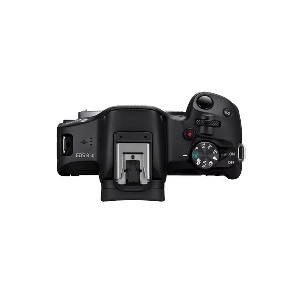 Aparate foto mirrorless CANON EOS R50 + RF-S 18-45 f/4.5-6.3 IS STM Black  (5811C033) photo 5