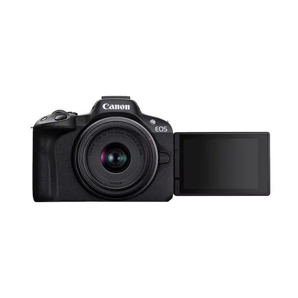 Aparate foto mirrorless CANON EOS R50 + RF-S 18-45 f/4.5-6.3 IS STM Black  (5811C033) photo 7